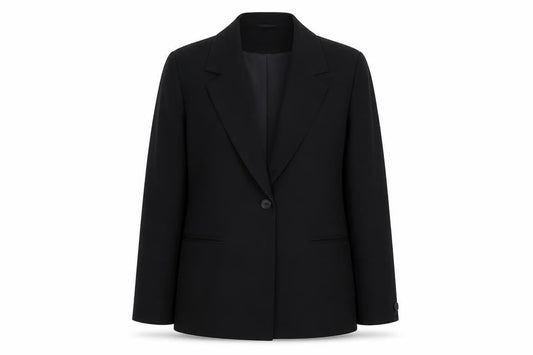 Armaranto Womens Black  Polyester Jacket Blazer Size 14