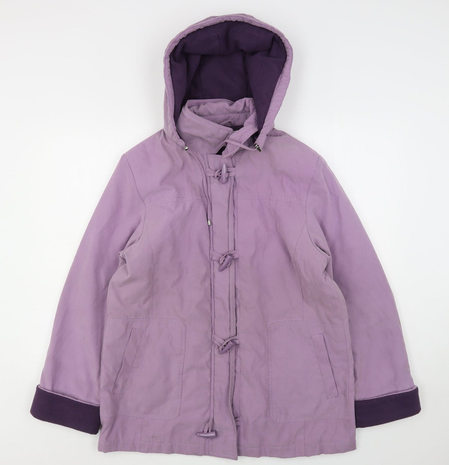 EWM Womens Pink   Overcoat Coat Size 14