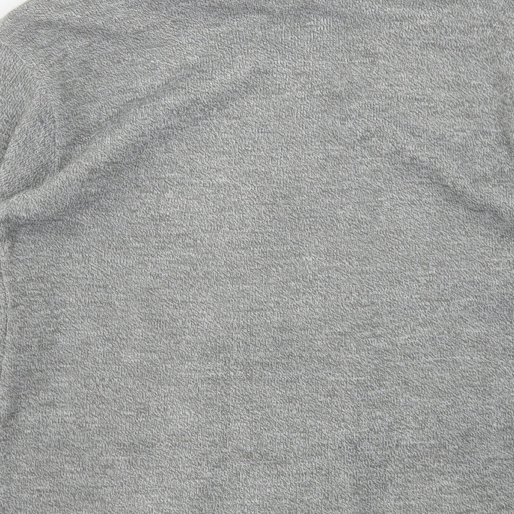 Unique Style Womens Grey Round Neck  Acrylic Pullover Jumper Size M   - Jumper with cardigan
