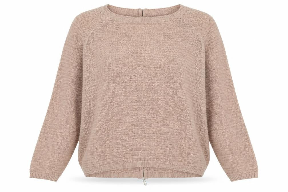 Intuition Womens Pink Round Neck  Acrylic Pullover Jumper Size 20