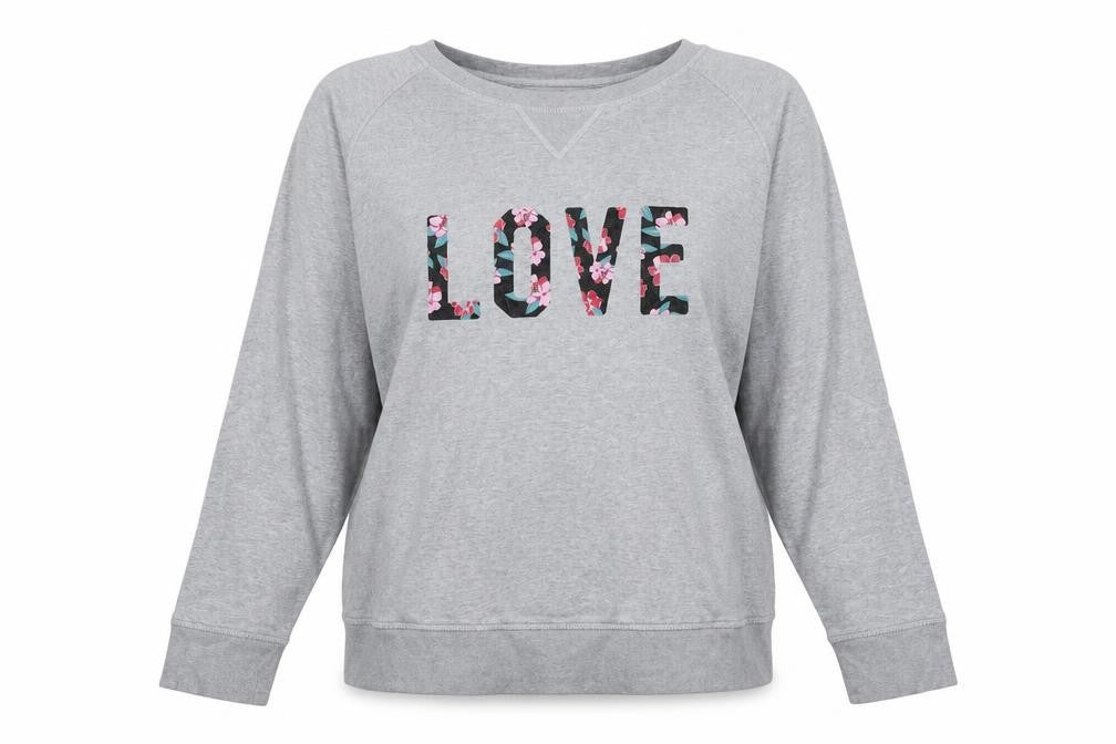 Stanley Strolls Womens Grey  Cotton Pullover Sweatshirt Size 2XL  Pullover - Love