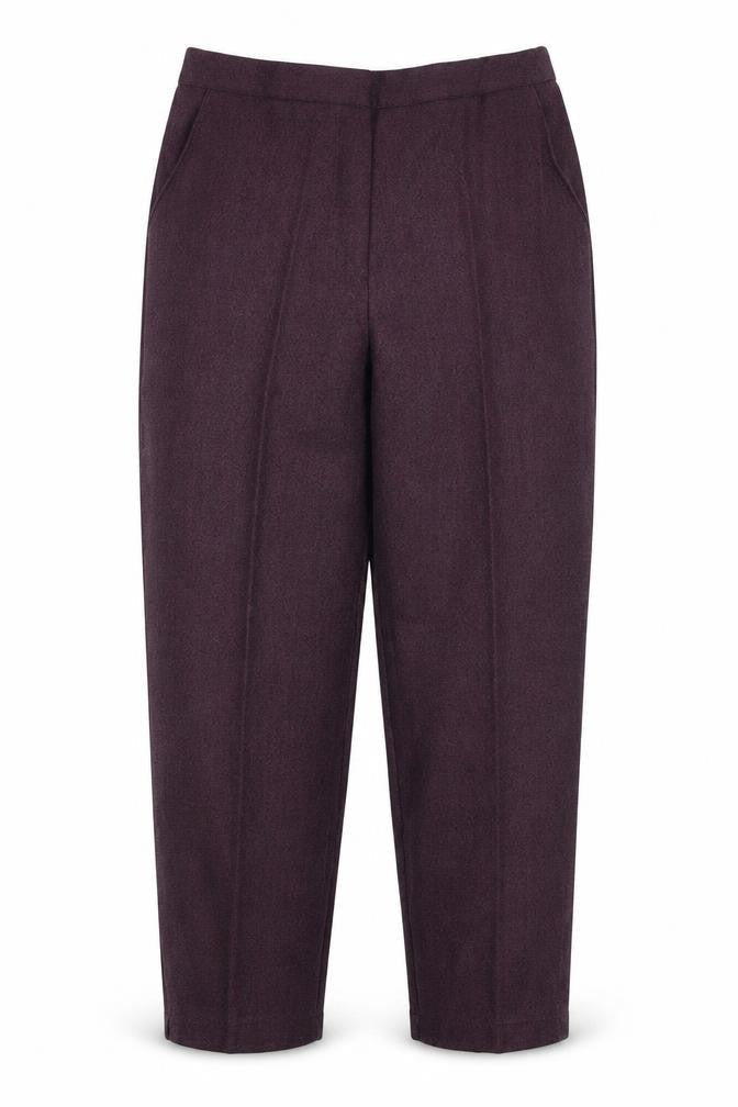 Autonomy Womens Purple  Polyester Trousers  Size 14 L25 in Regular