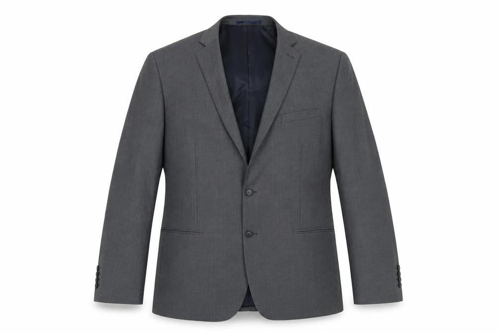 George Mens Grey  Polyester Jacket Suit Jacket Size 44