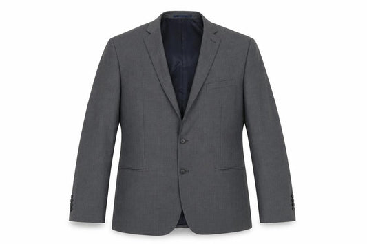 George Mens Grey  Polyester Jacket Suit Jacket Size 44