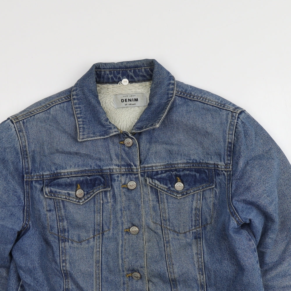 New Look Womens Blue   Jacket  Size 8
