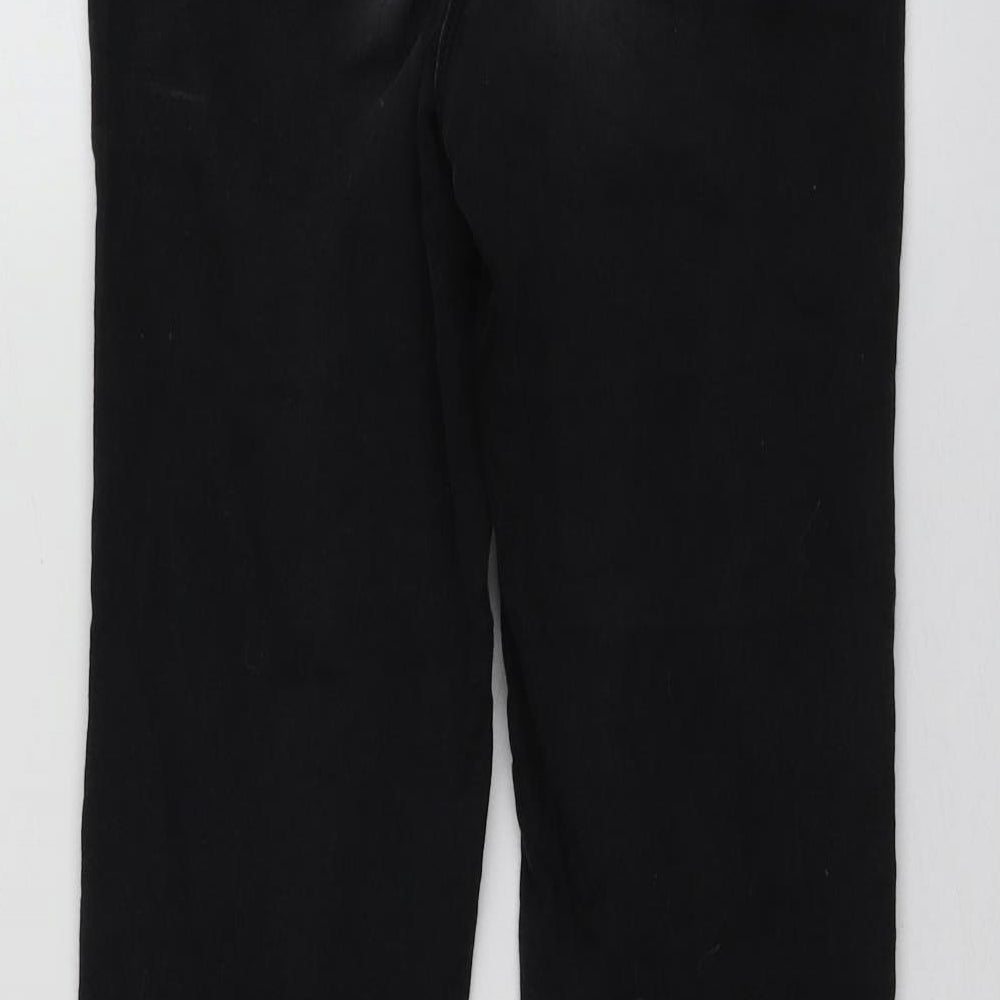 Papaya Womens Black  Cotton Skinny Jeans Size 8 L27.5 in Regular