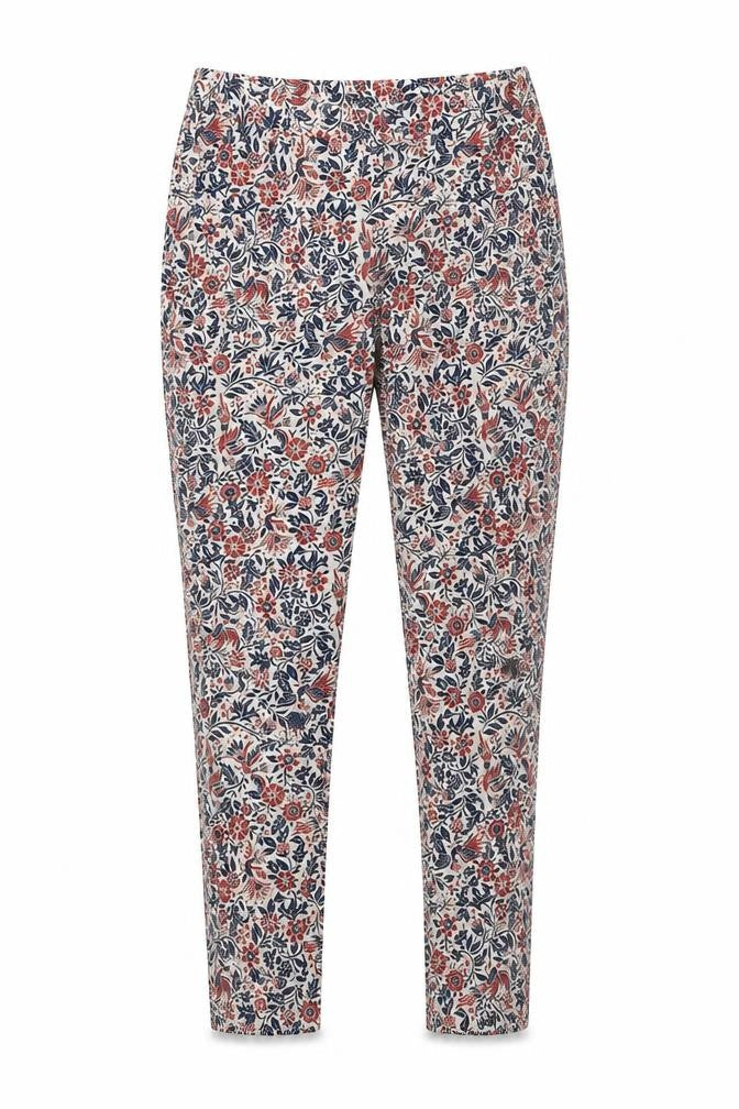 New Look Womens Multicoloured Fair Isle Polyester Carrot Trousers Size 10 L25 in Regular