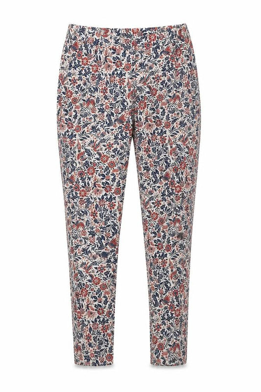 New Look Womens Multicoloured Fair Isle Polyester Carrot Trousers Size 10 L25 in Regular