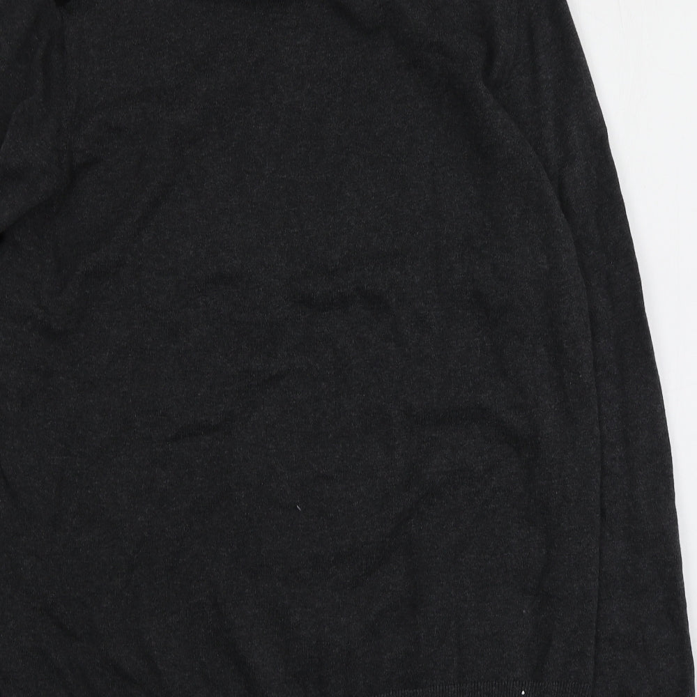 Holmes Mens Grey Round Neck  Cotton Pullover Jumper Size XL
