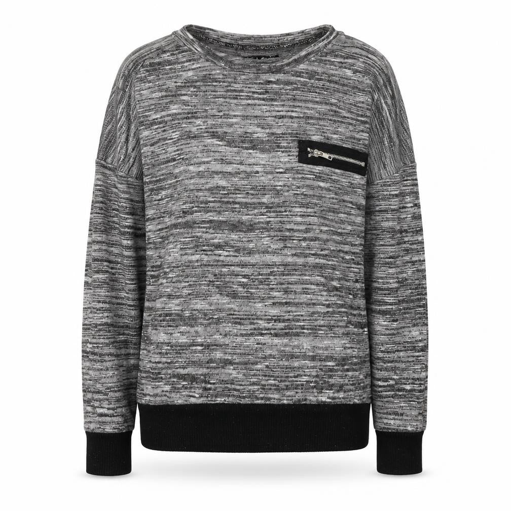 Select Womens Grey Round Neck  Polyester Pullover Jumper Size 10