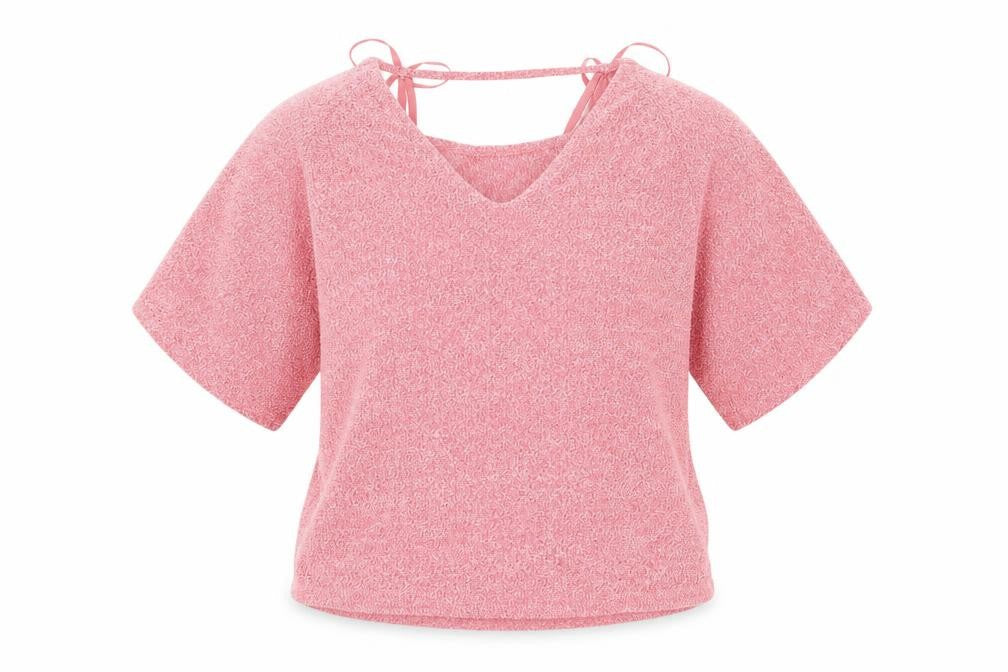 New Look Womens Pink V-Neck  Viscose Cardigan Jumper Size 8