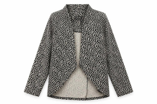 George Womens Multicoloured V-Neck Animal Print Polyester Cardigan Jumper Size 10