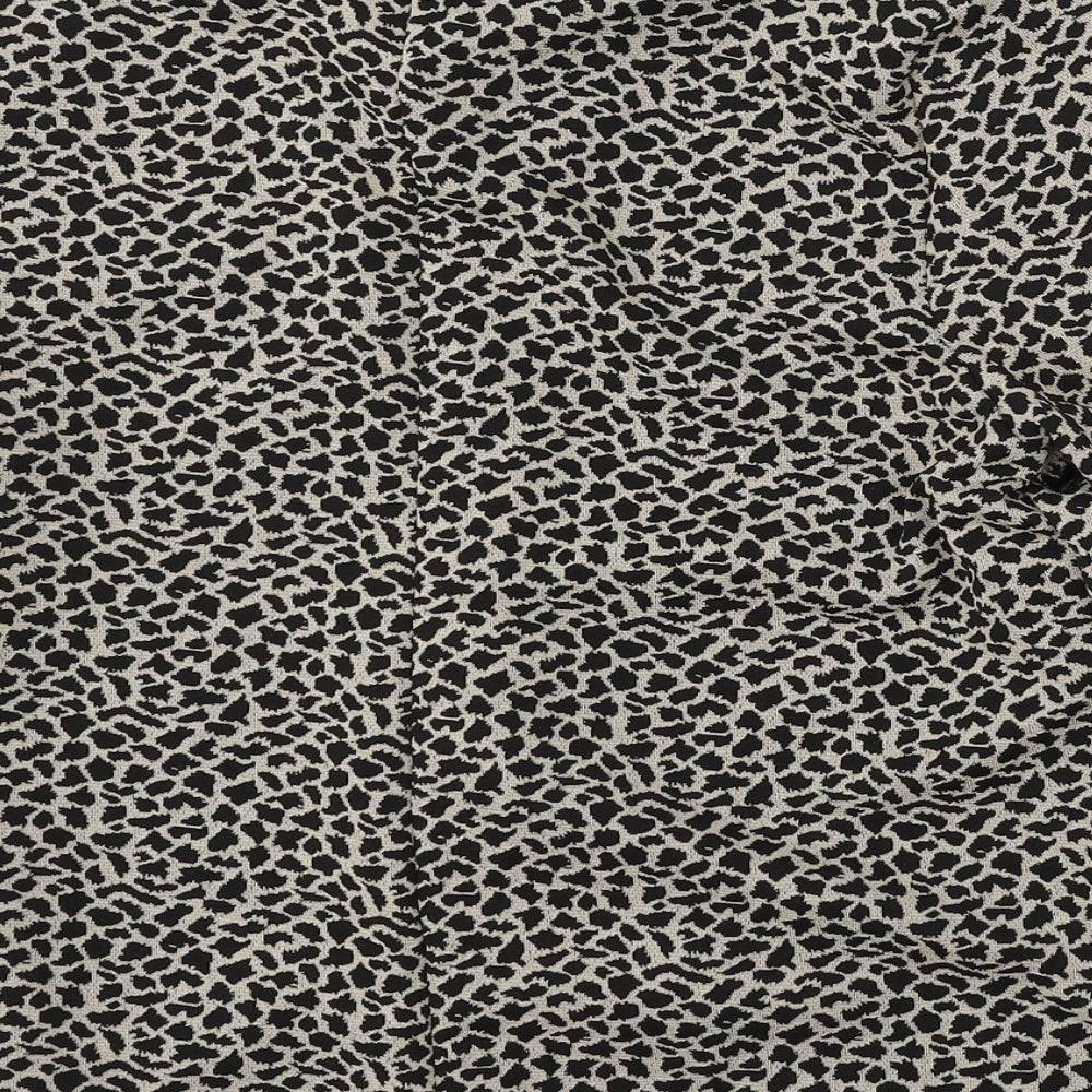 George Womens Multicoloured V-Neck Animal Print Polyester Cardigan Jumper Size 10