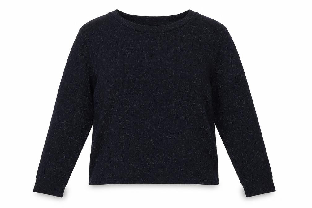 Divided Womens Blue Round Neck  Polyester Pullover Jumper Size M