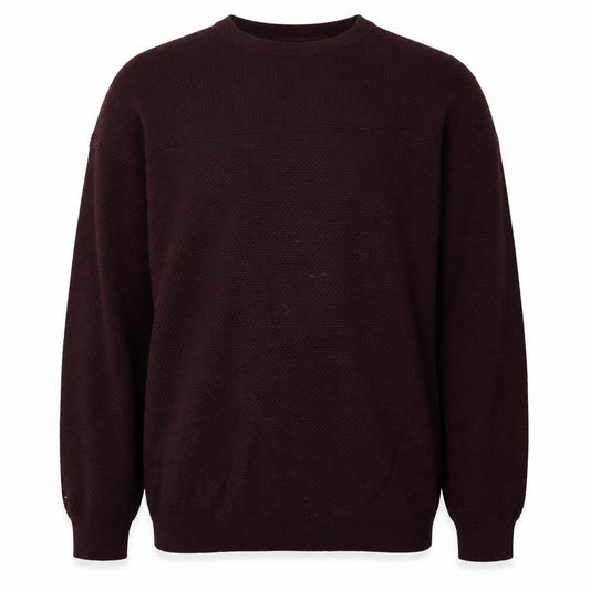 Matalan Mens Red Round Neck  Cotton Pullover Jumper Size L