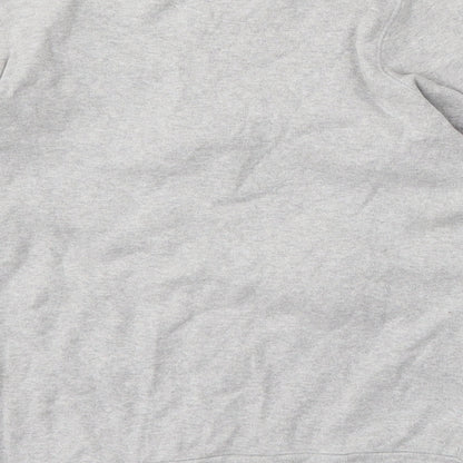 Next Girls Grey  Cotton Pullover Sweatshirt Size 8 Years