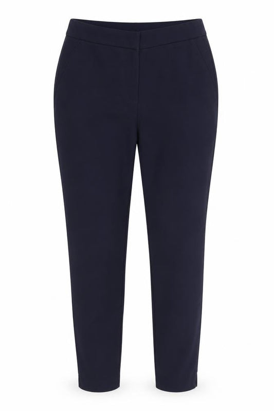 Papaya Womens Blue  Polyester Trousers  Size 12 L25 in Regular