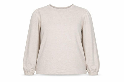 Dunnes Womens Beige Round Neck  Viscose Pullover Jumper Size L