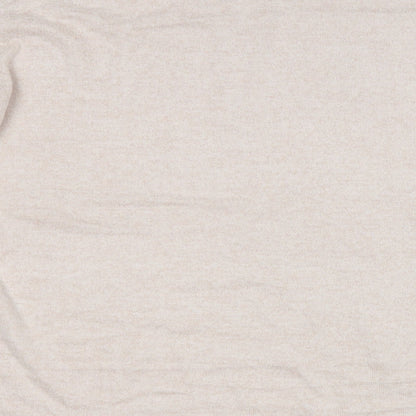 Dunnes Womens Beige Round Neck  Viscose Pullover Jumper Size L