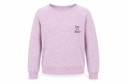 Dunnes Stores Girls Pink Round Neck  Viscose Pullover Jumper Size L   - One of a kind