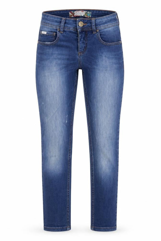 Colcci Womens Blue  Cotton Skinny Jeans Size 8 L26 in Regular