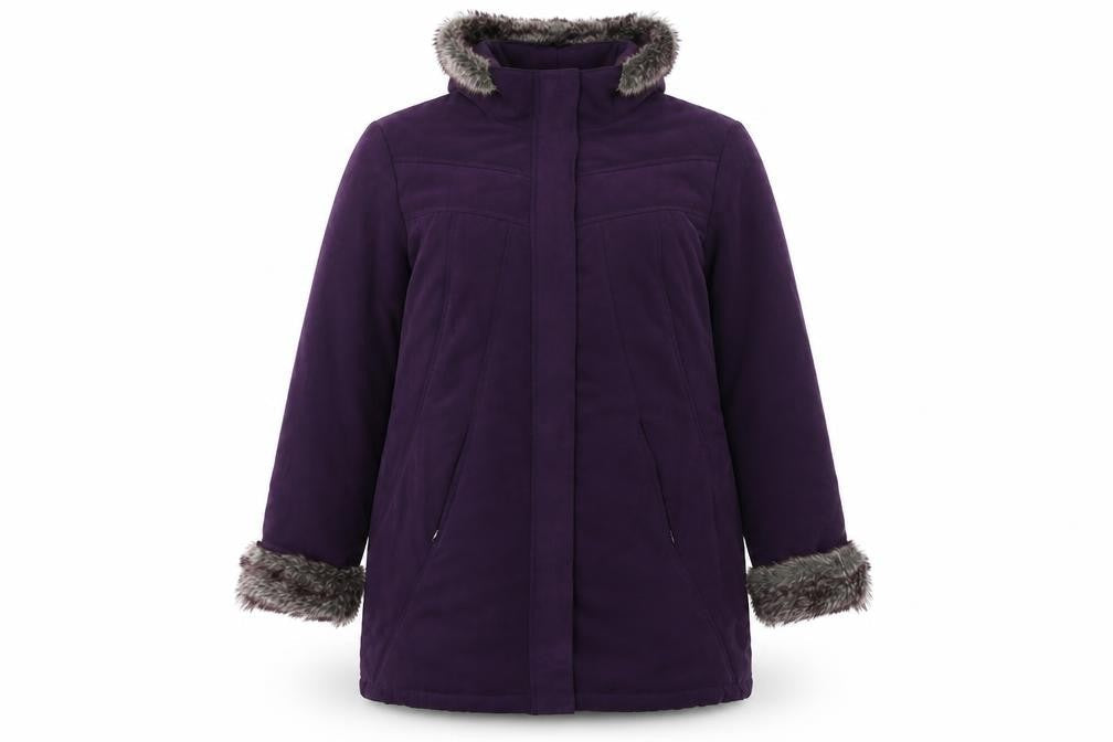 BHS Womens Purple   Parka Coat Size 14