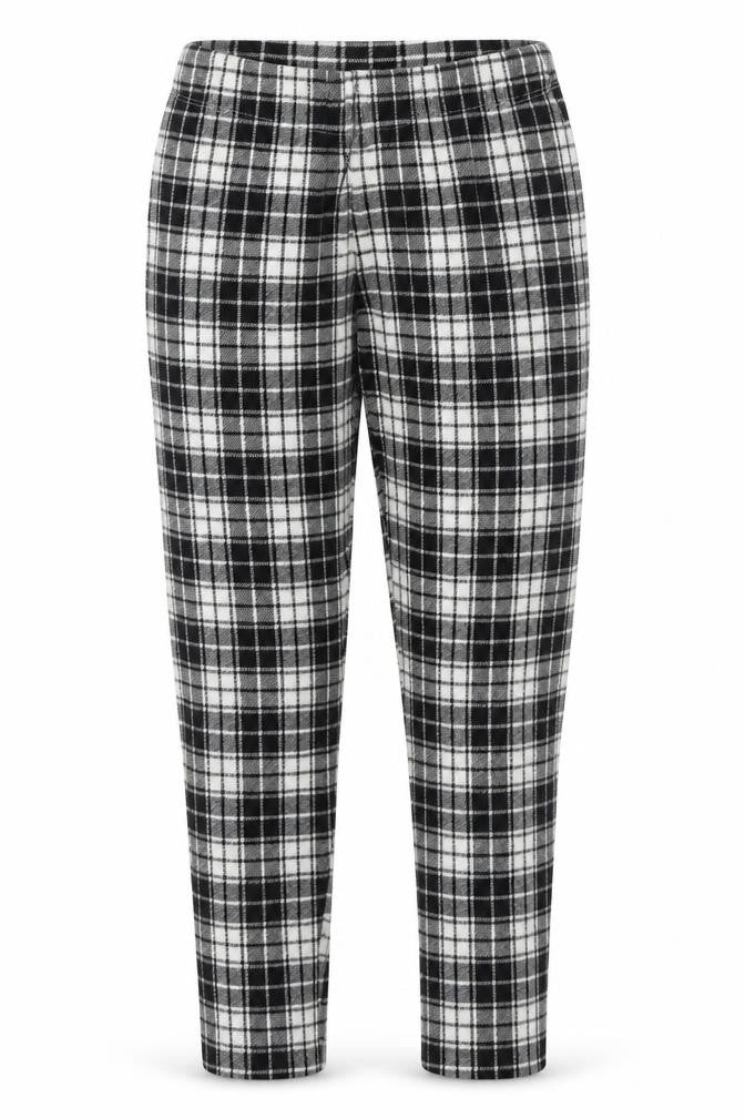 MNG Girls Black Plaid Cotton Jegging Trousers Size 11-12 Years  Regular