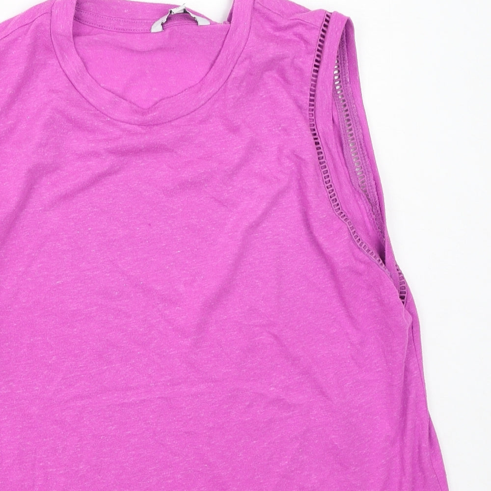 NEXT Womens Purple  Polyester Camisole Tank Size 18 Round Neck
