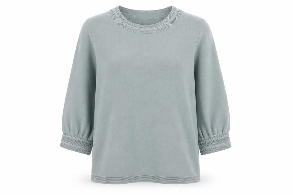 H&M Womens Green Crew Neck  Viscose Pullover Jumper Size M