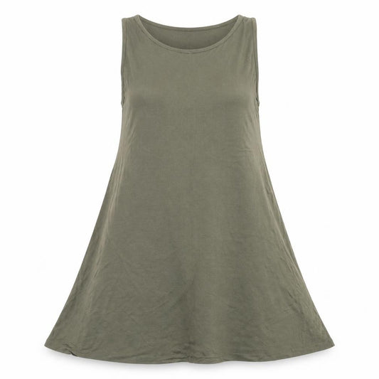 H&M Womens Green  Viscose A-Line  Size S  Crew Neck Pullover