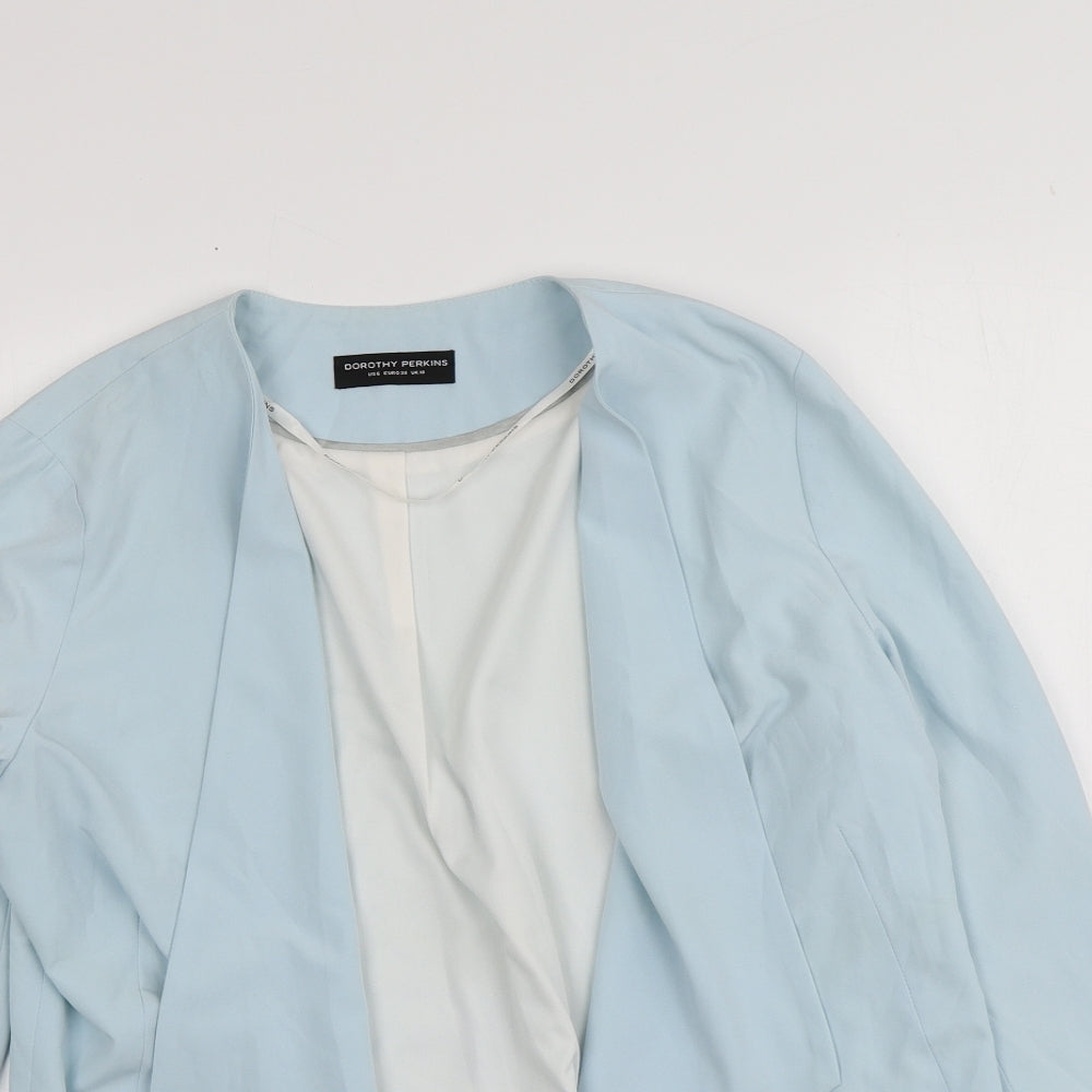 Dorothy Perkins Womens Blue   Jacket  Size 10