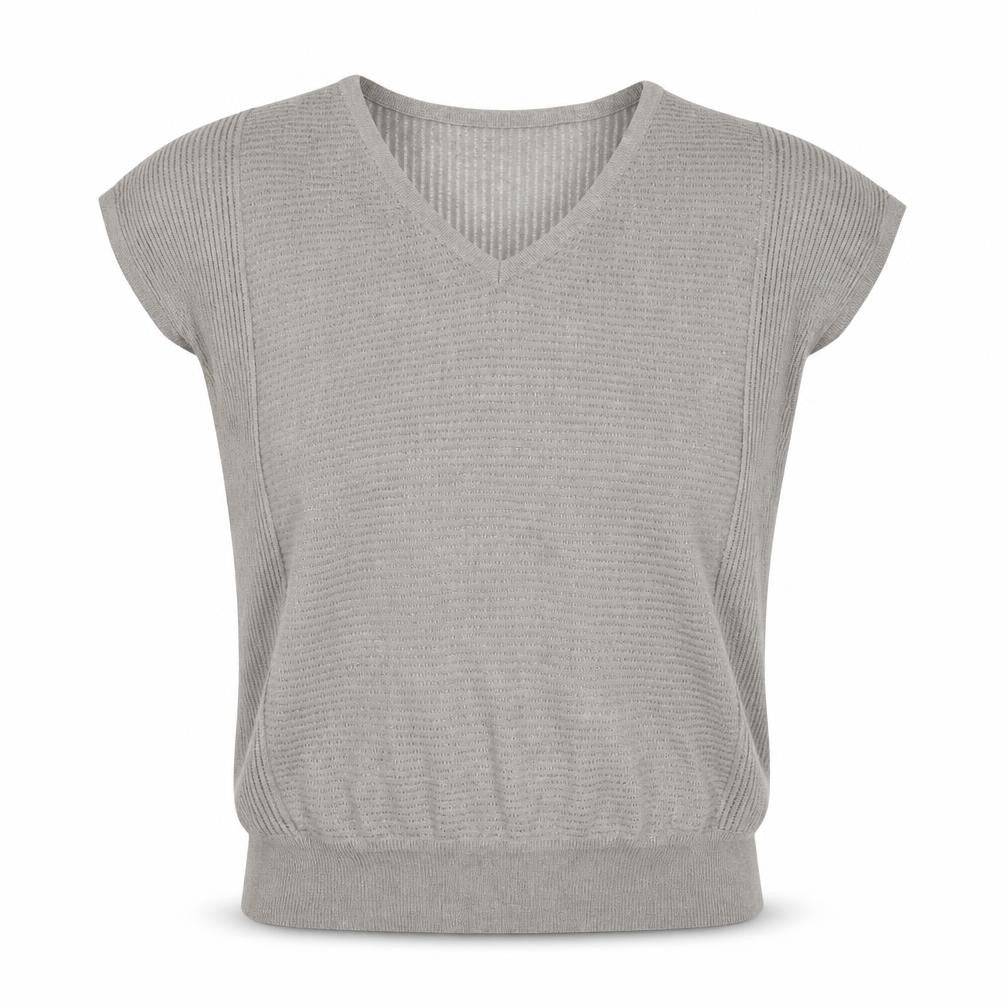 Wallis Womens Beige V-Neck  Viscose Pullover Jumper Size M