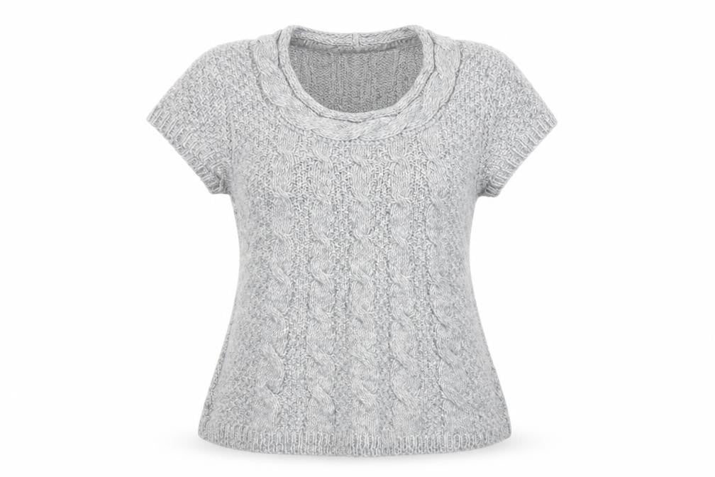 Oasis Womens Grey  Acrylic Pullover Sweatshirt Size L