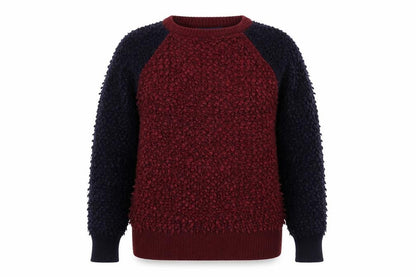 Next Womens Red Crew Neck  Acrylic Pullover Jumper Size 6