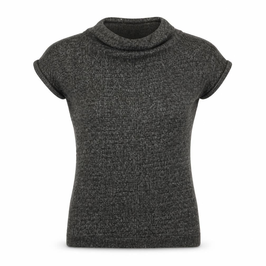 ValleyGirl Womens Brown Cowl Neck  Polyester Pullover Jumper Size XS