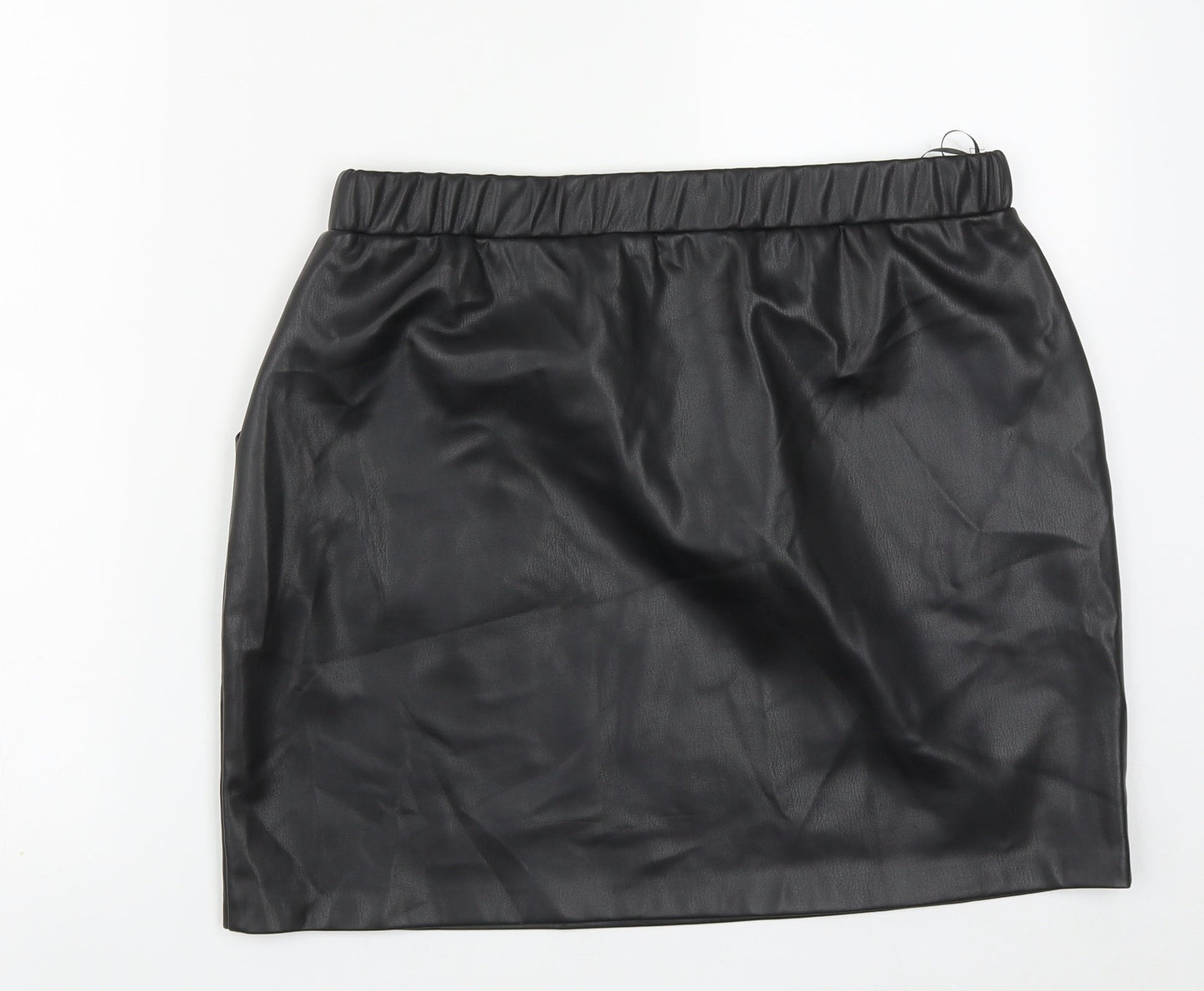 Dunnes Stores Womens Black  Polyester A-Line Skirt Size 8