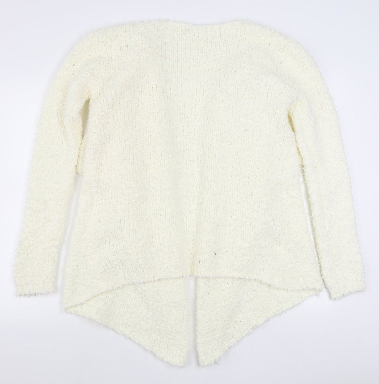 South Womens Ivory V-Neck  Polyester Cardigan Jumper Size 14