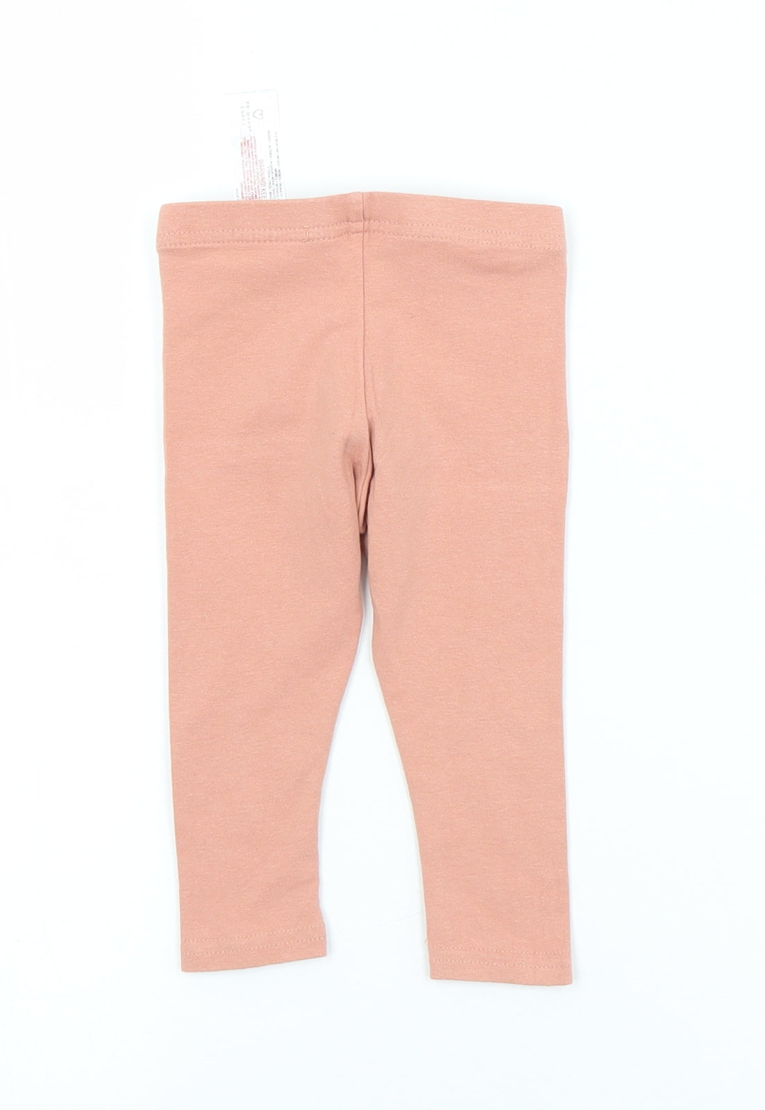 Primark Girls Beige  Cotton Capri Leggings Size 9 Months