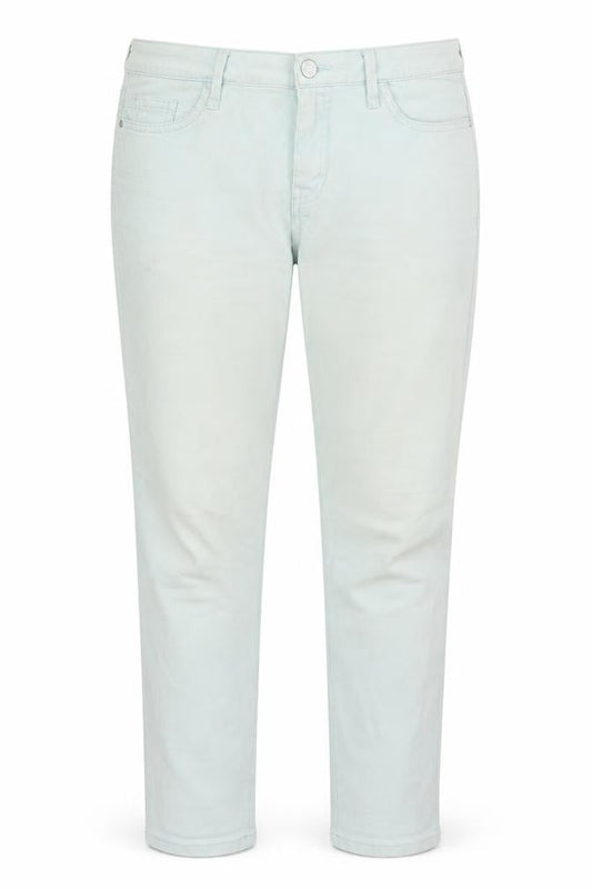 F&F Womens Green  Polyester Tapered Jeans Size 10 L26 in Regular Zip