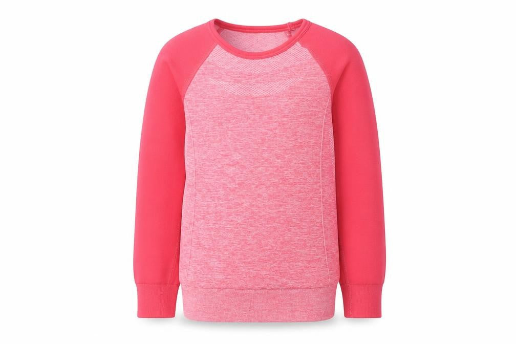 Lupilu Girls Pink  Polyester Basic T-Shirt Size 3-4 Years Round Neck Pullover