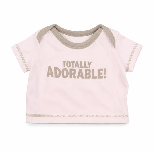 Matalan Baby Pink  Cotton Basic T-Shirt Size 0-3 Months Round Neck Pullover - Slogan