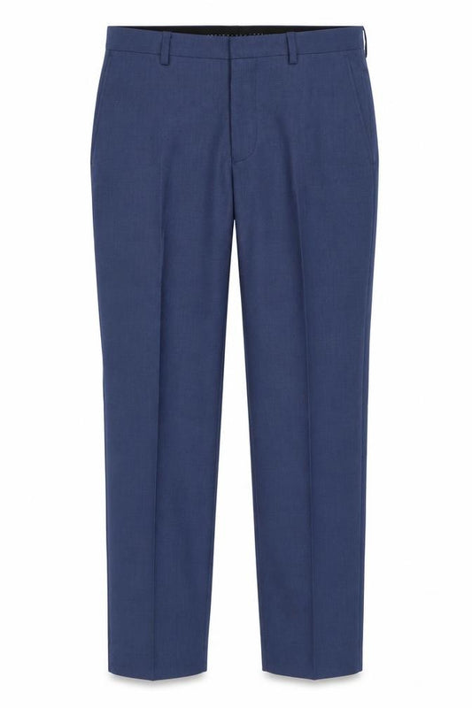 Burton Mens Blue  Polyester Dress Pants Trousers Size 30 in L30 in Regular Zip