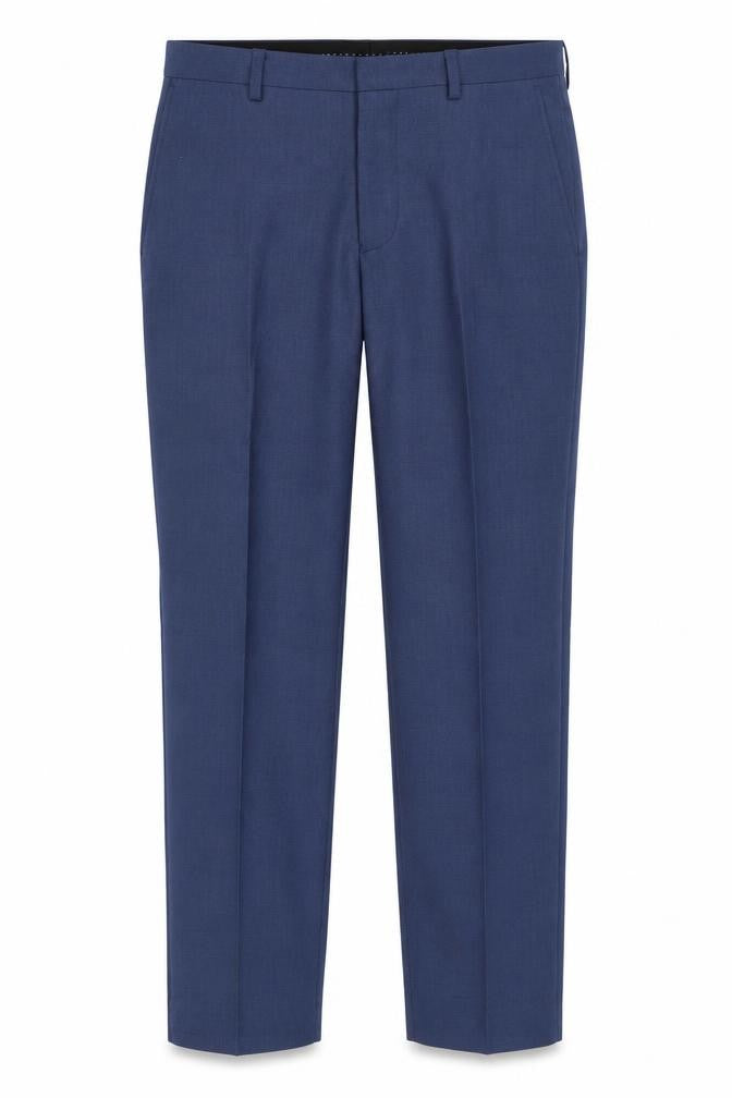 Burton Mens Blue  Polyester Dress Pants Trousers Size 30 in L30 in Regular Zip