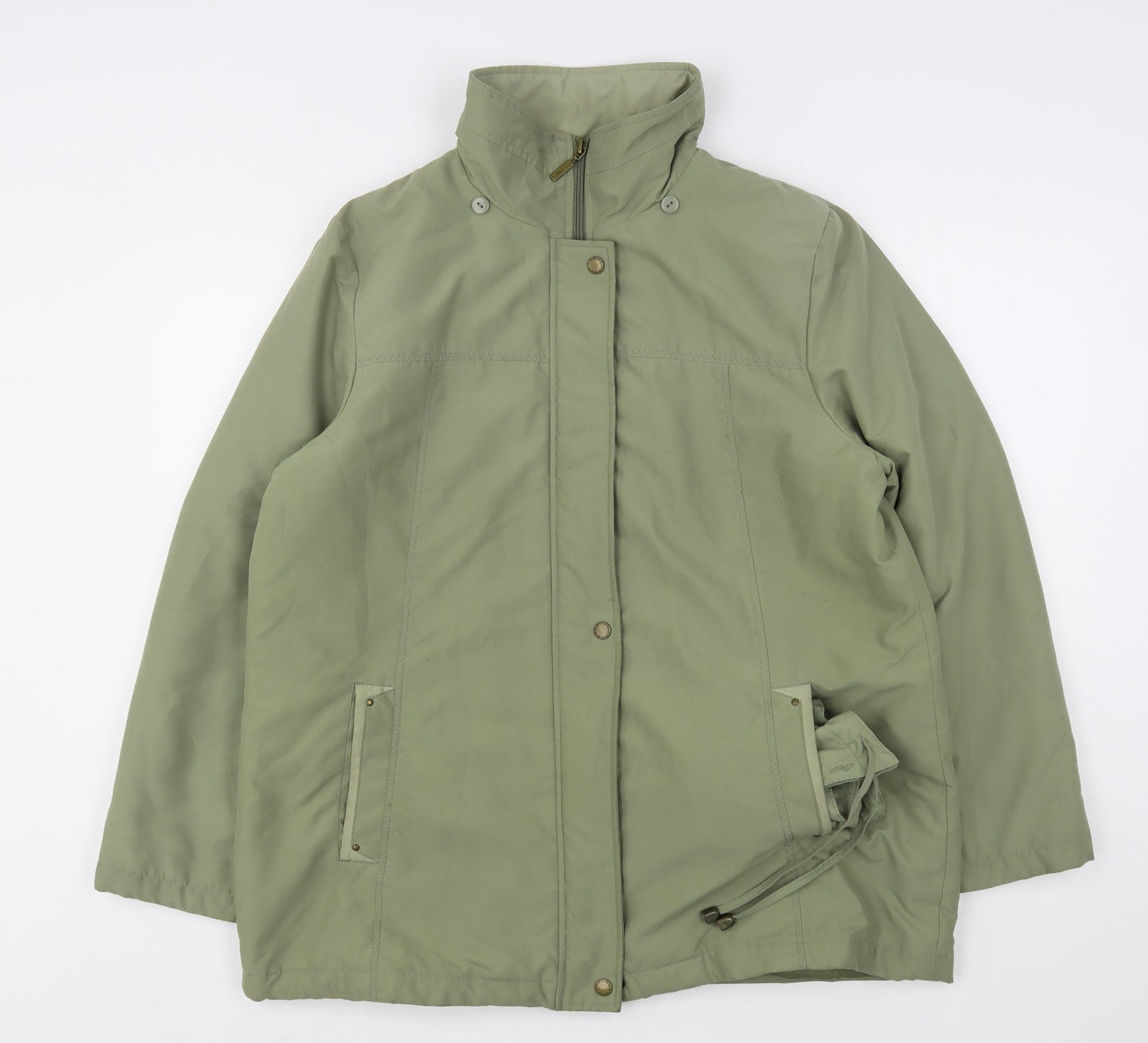 Bonmarché Womens Green   Overcoat Coat Size M