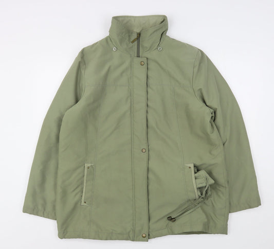Bonmarché Womens Green   Overcoat Coat Size M