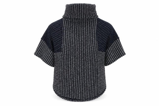 Stock Shop Womens Blue Roll Neck  Acrylic Pullover Jumper Size S