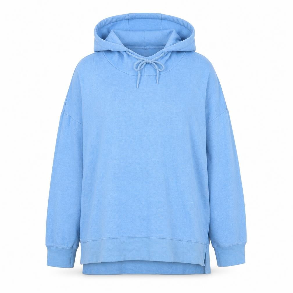 Dunnes Womens Blue  Polyester Pullover Hoodie Size L  Pullover