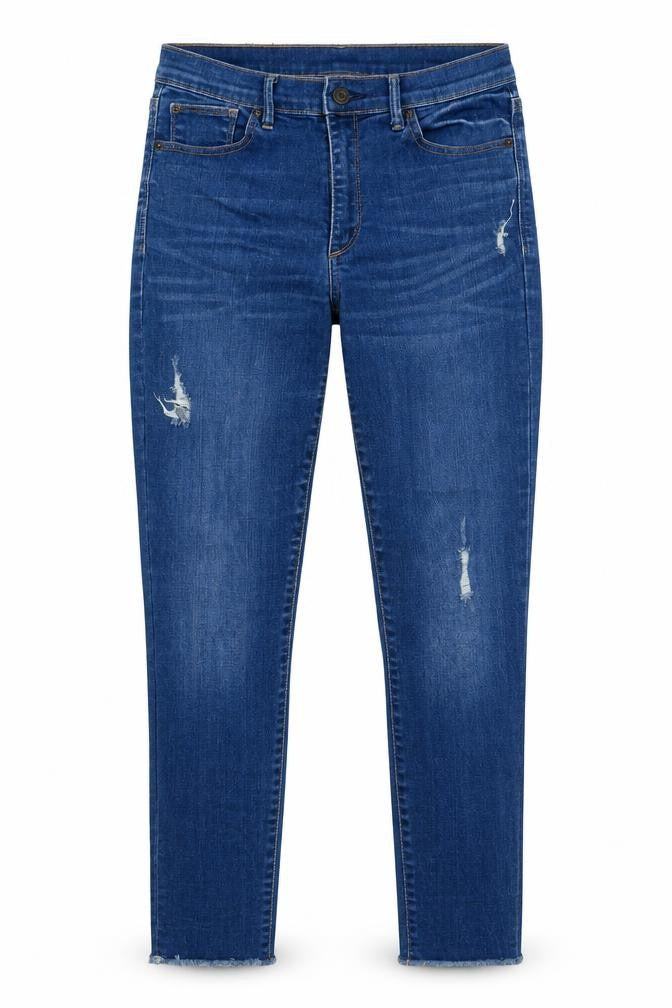 Gap Womens Blue  Polyester Skinny Jeans Size 28 in L27 in Slim Zip