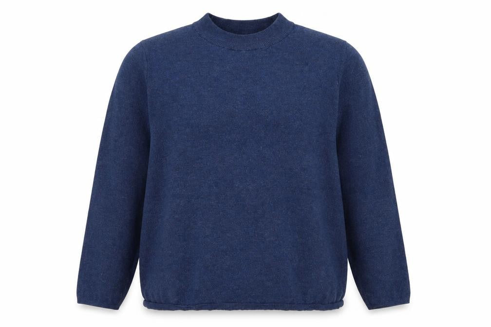 Primark Womens Blue High Neck  Polyester Pullover Jumper Size XL