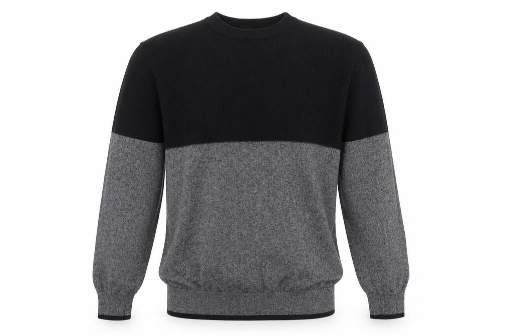 Burton Mens Grey Crew Neck  Cotton Pullover Jumper Size L